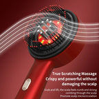 Electric Scalp Massage Comb with Red Light and Liquid Applicator