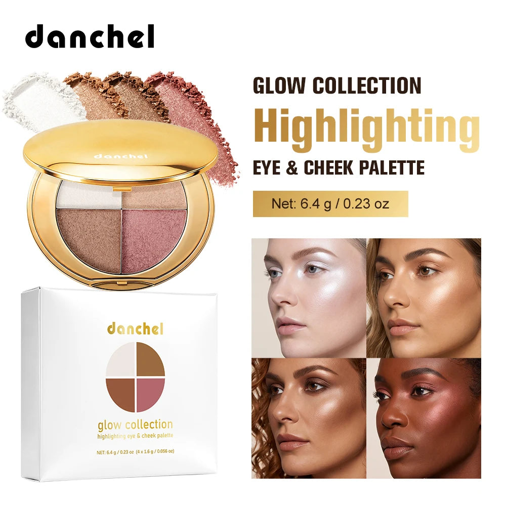 4-in-1 Highlighting and Contouring Face Palette