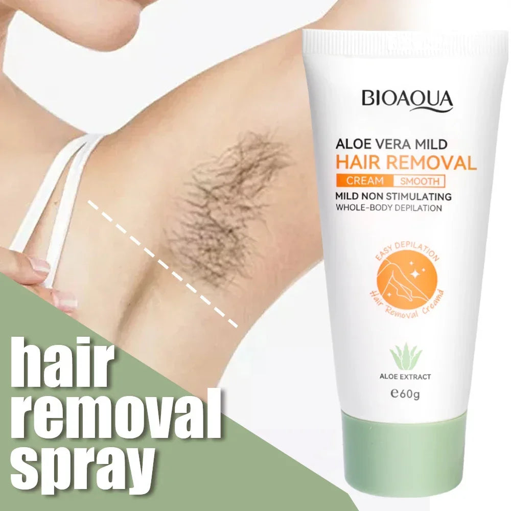 Painless Gentle Hair Removal Cream for Sensitive Skin