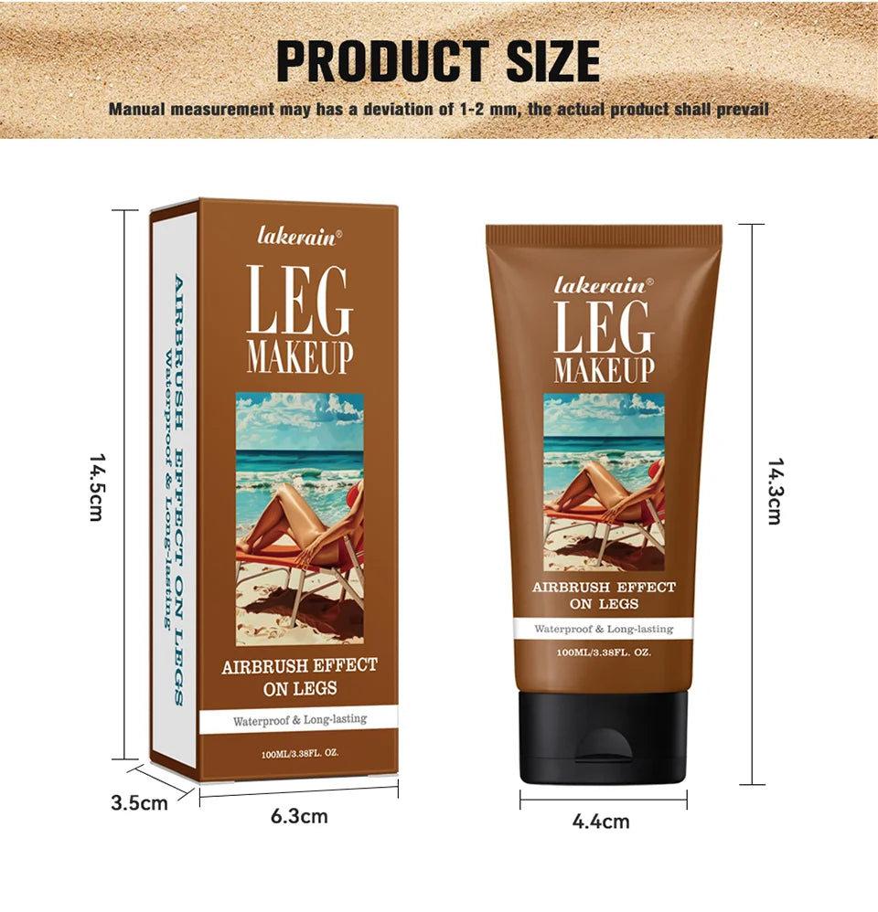 Waterproof Leg Makeup Foundation for Flawless Even Skin Tone