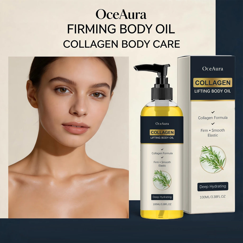 Collagen Firming Body Oil for Skin Elasticity and Deep Hydration