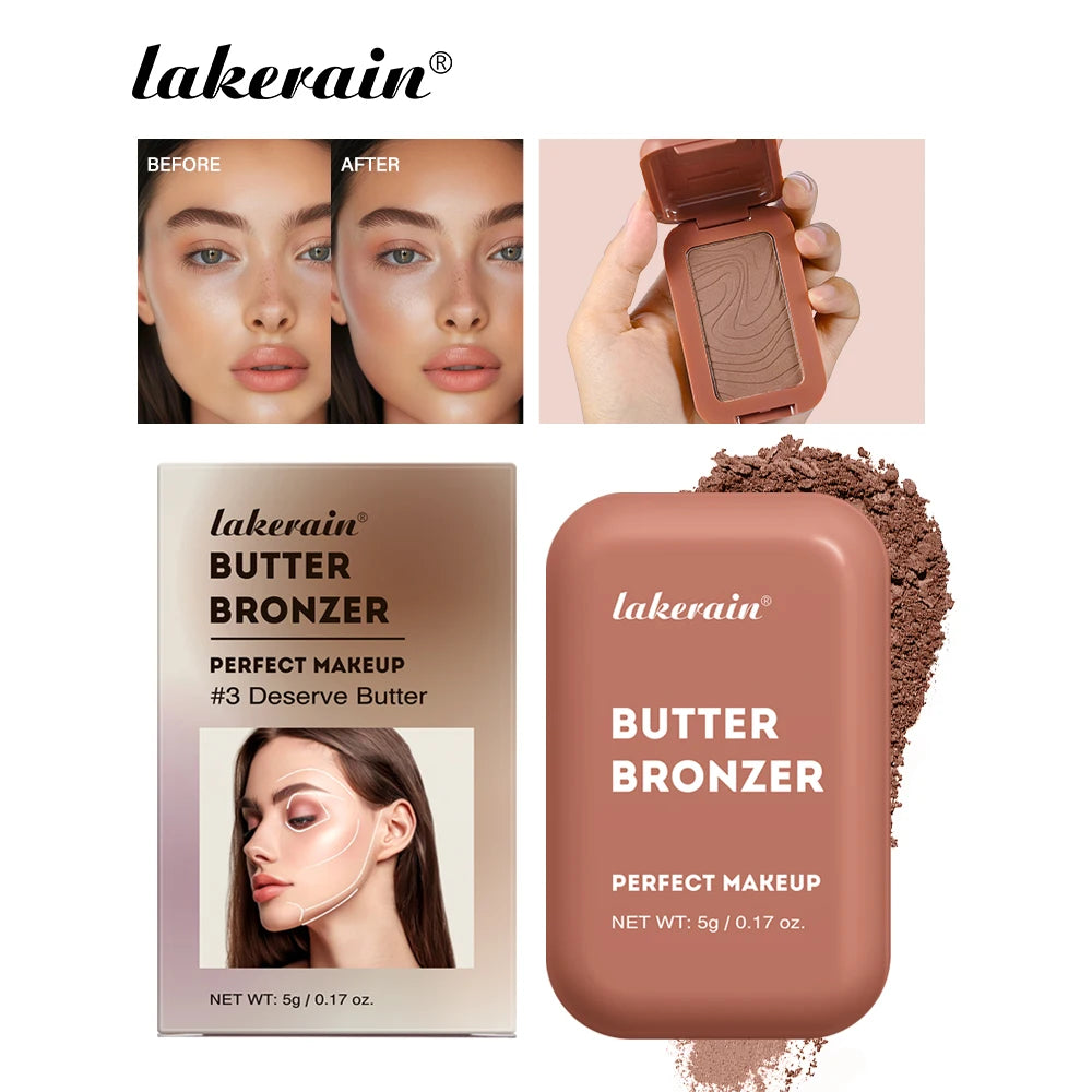 Waterproof Butter Bronzer Face Contour Powder - 1