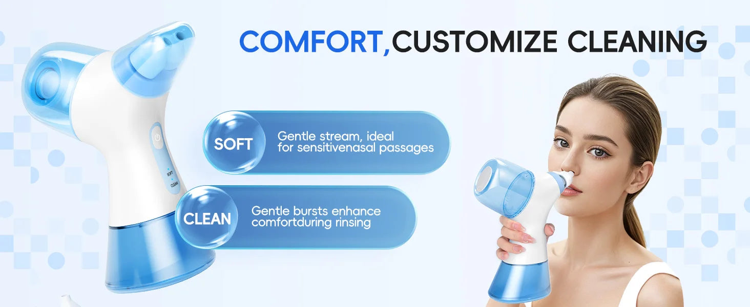 Electric Sinus Rinse Machine for Nasal Congestion Relief - 12