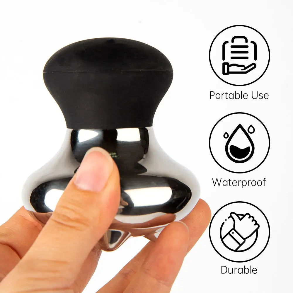 Stainless Steel Mushroom Gua Sha Facial Massage Tool