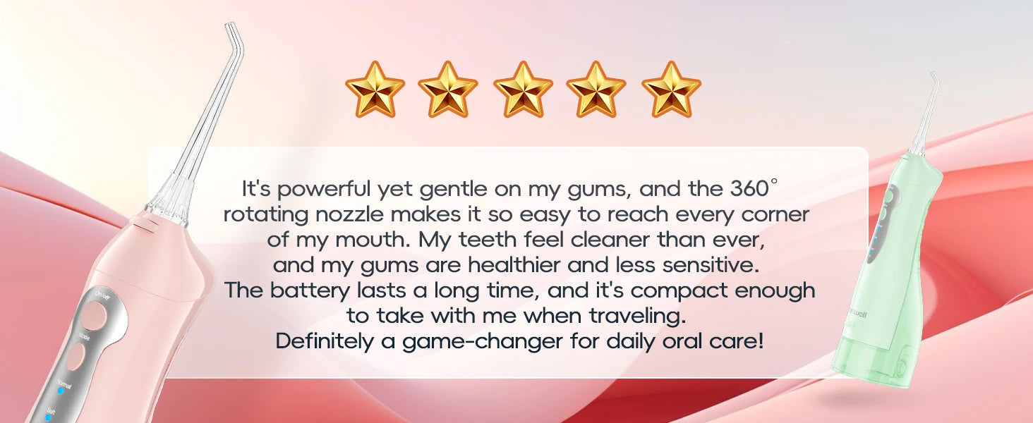 Portable Rechargeable Electric Water Flosser for Teeth - 19