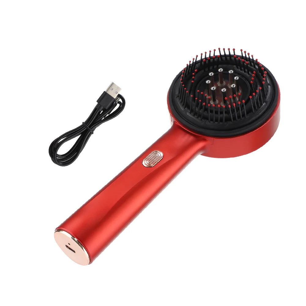 Electric Infrared Scalp Massager and Hair Growth Oil Applicator