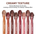 2-in-1 Waterproof Lip Cream and Blush with Cushion Applicator