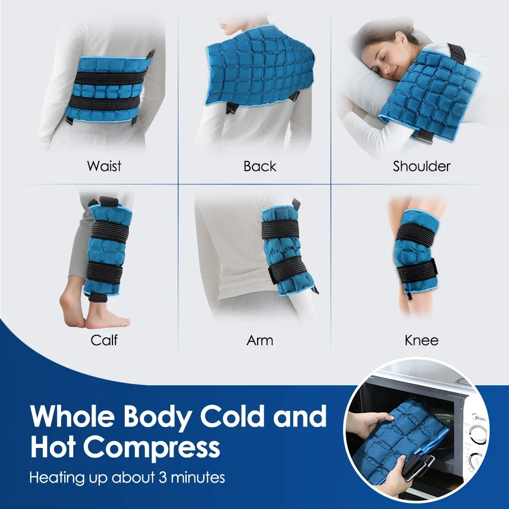 Reusable Hot and Cold Therapy Wrap for Back and Joints
