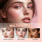 8-Color Cream Highlighter and Blush Makeup Palette