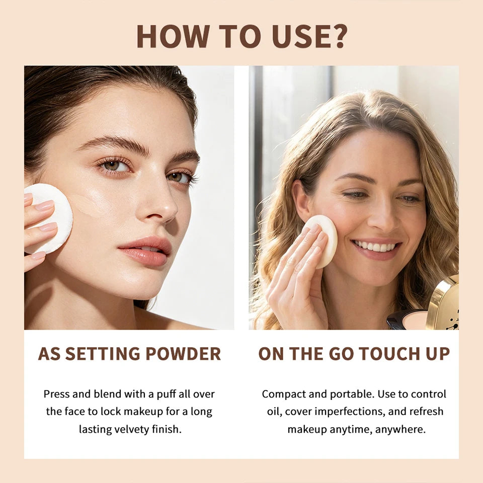 Double Layer Matte Setting Powder for Long-Lasting Oil Control