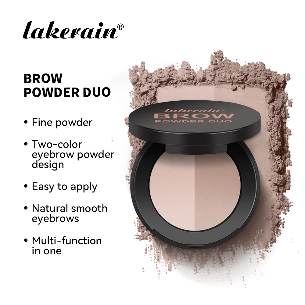Dual-Tone Eyebrow Powder and Contour Palette - 3