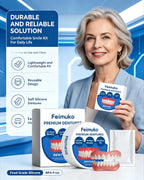 Snap-On Cosmetic Dentures for Instant Realistic Smile