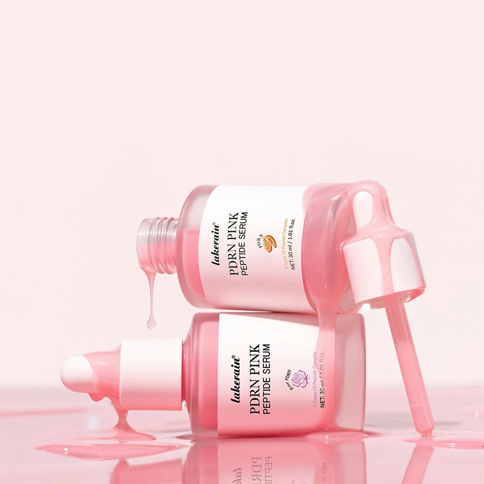 Pink Peptide Hydrating Face Serum for Radiant Skin