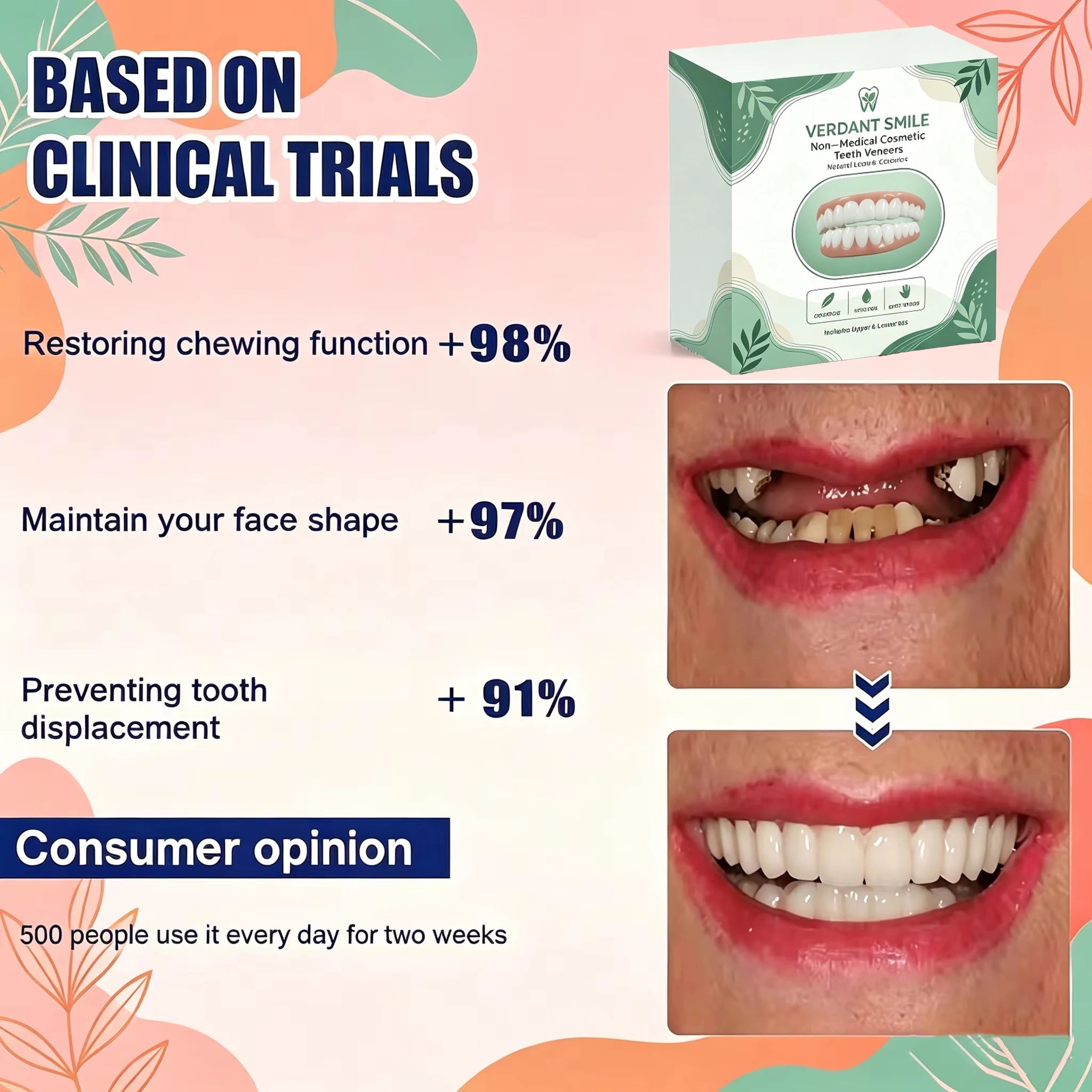 Removable Silicone Cosmetic Dentures for Instant Smile Enhancement