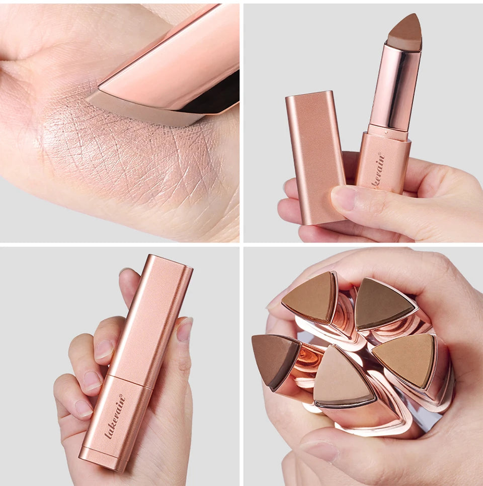Cream Bronzer Stick for Seamless Face Contouring and Sculpting