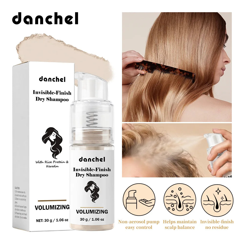 Volumizing Dry Shampoo Powder for Instant Oil Absorption