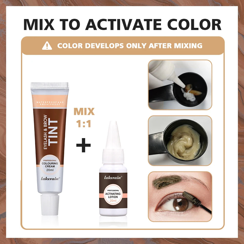 Professional Eyelash Lifting and Eyebrow Tinting Kit