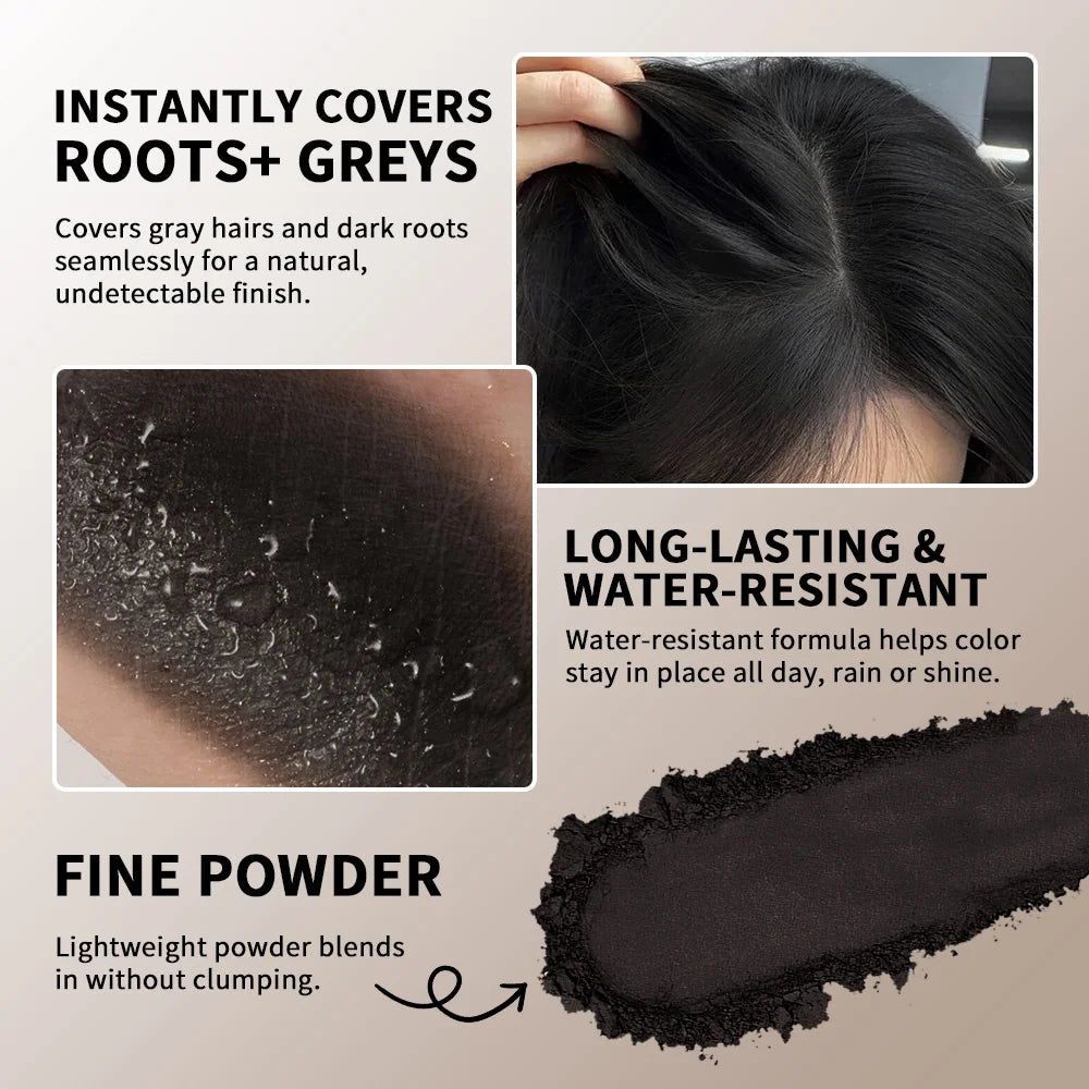 Waterproof Hair Root and Gray Hair Concealer Powder Palette