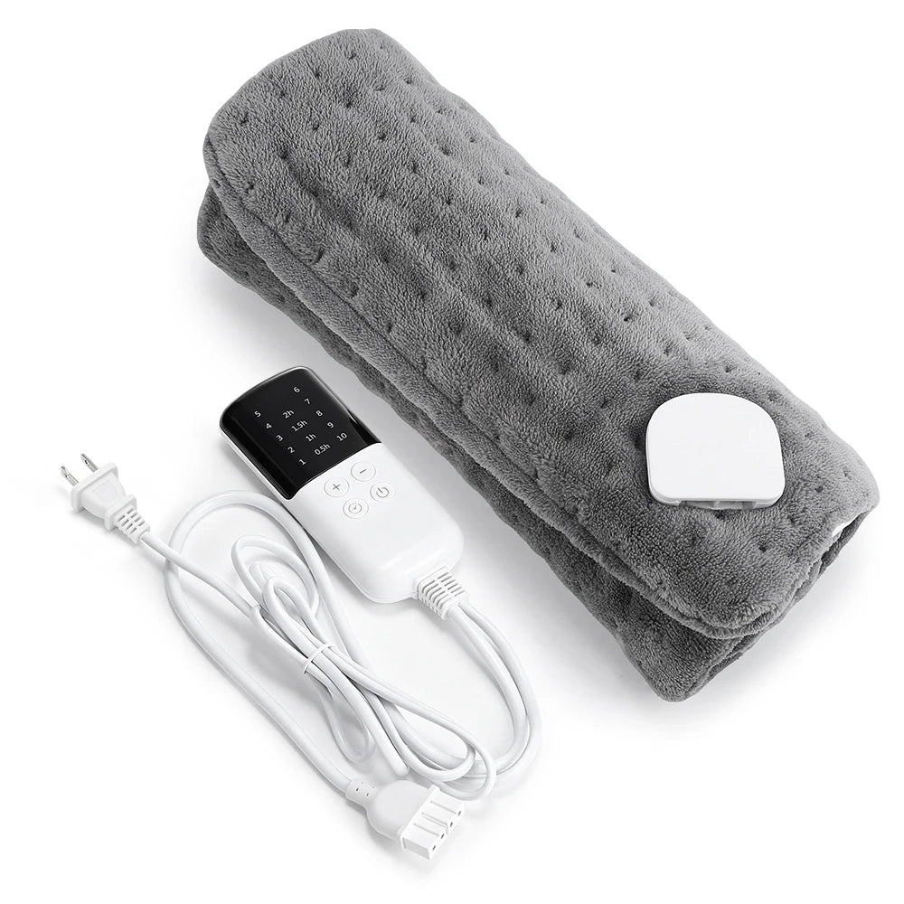 Electric Flannel Heating Pad for Pain Relief and Muscle Relaxation