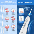 Portable Water Flosser and Electric Toothbrush 2-in-1 Oral Care Kit