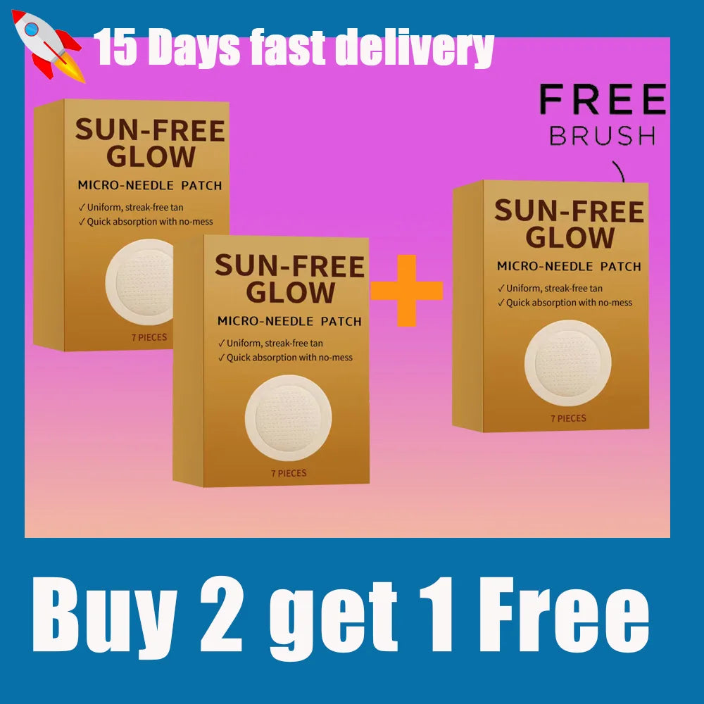 Sun-Free Tanning Microdart Patches for Natural Bronze Glow