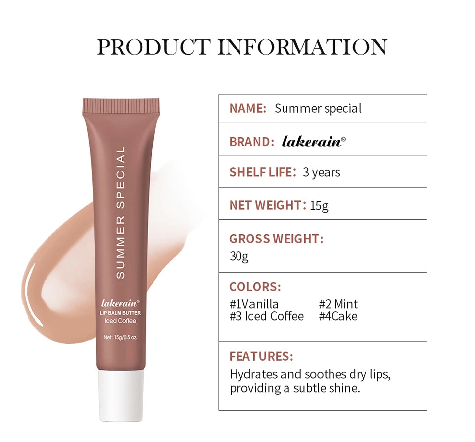 Moisturizing Lip Balm Butter Gloss - 17