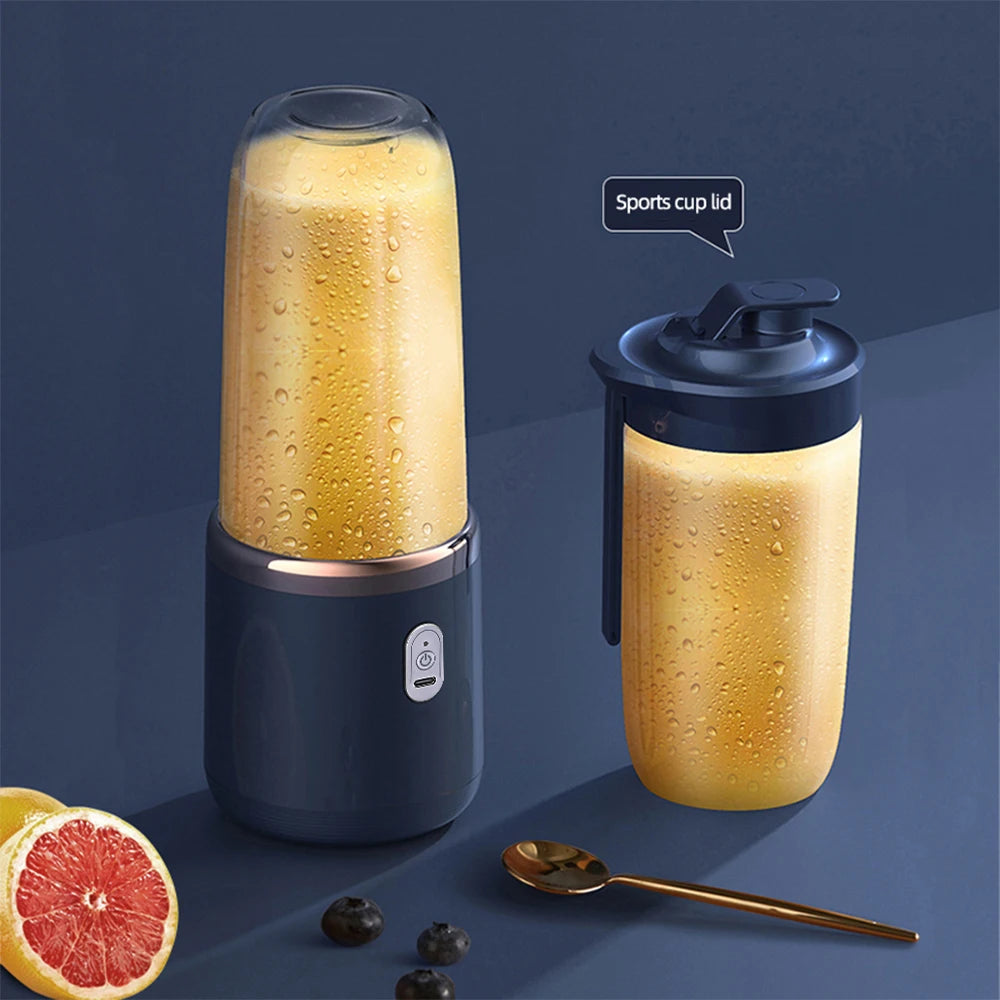 Portable Wireless Electric Fruit Blender and Juicer Cup - 7