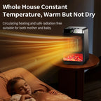 Portable PTC Ceramic Desktop Heater with Timer and Digital Display