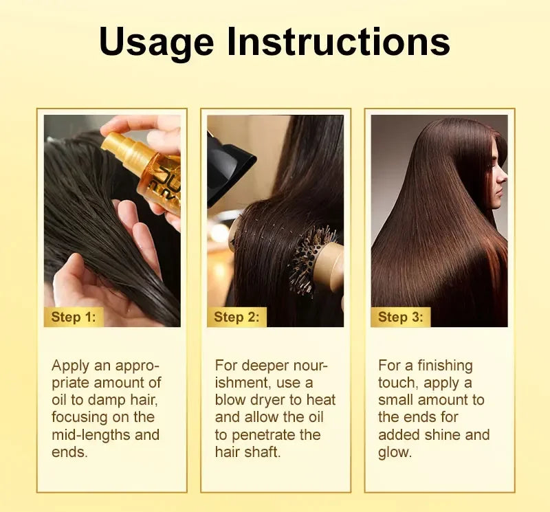 Amino Acid Revitalizing Hair Oil for Dry and Damaged Hair