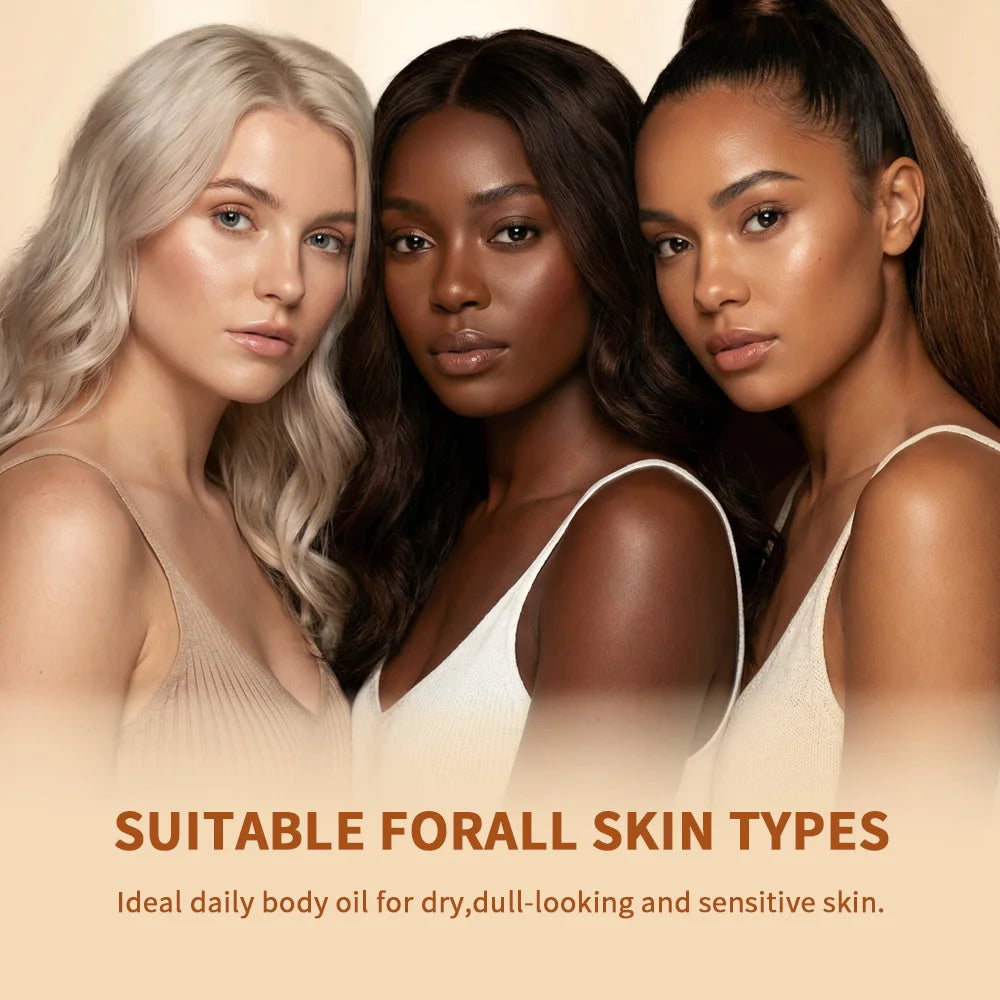 Radiant Nourishing Body Gel Oil for Dry Skin Care