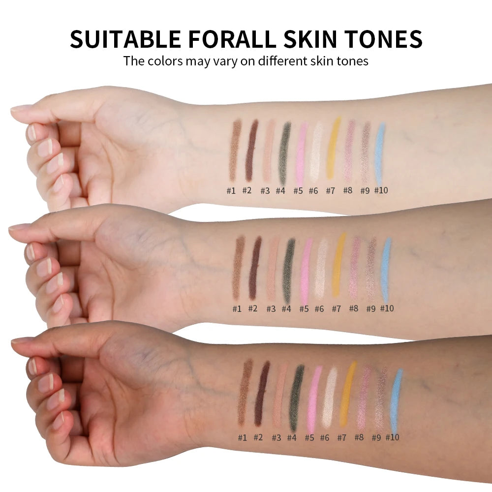 Longwear Smudge-Proof Shimmer and Matte Eyeshadow Pencil