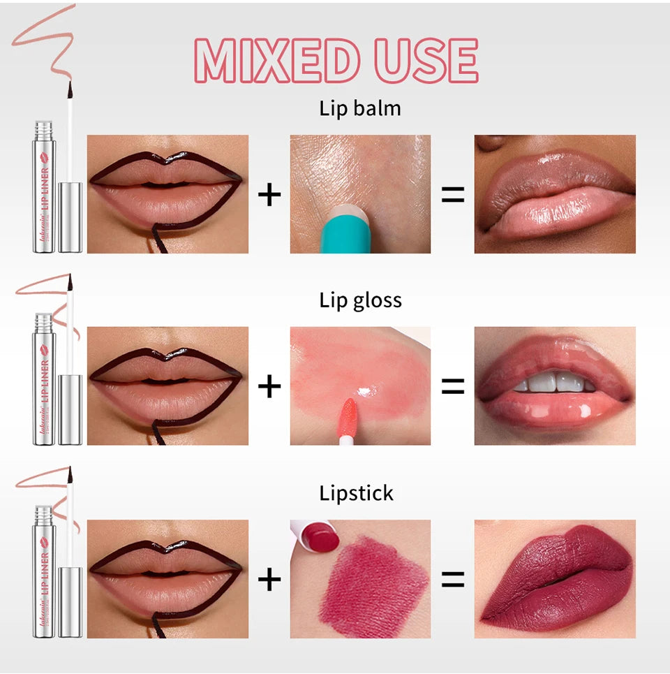 Waterproof Peel-Off Matte Lip Liner