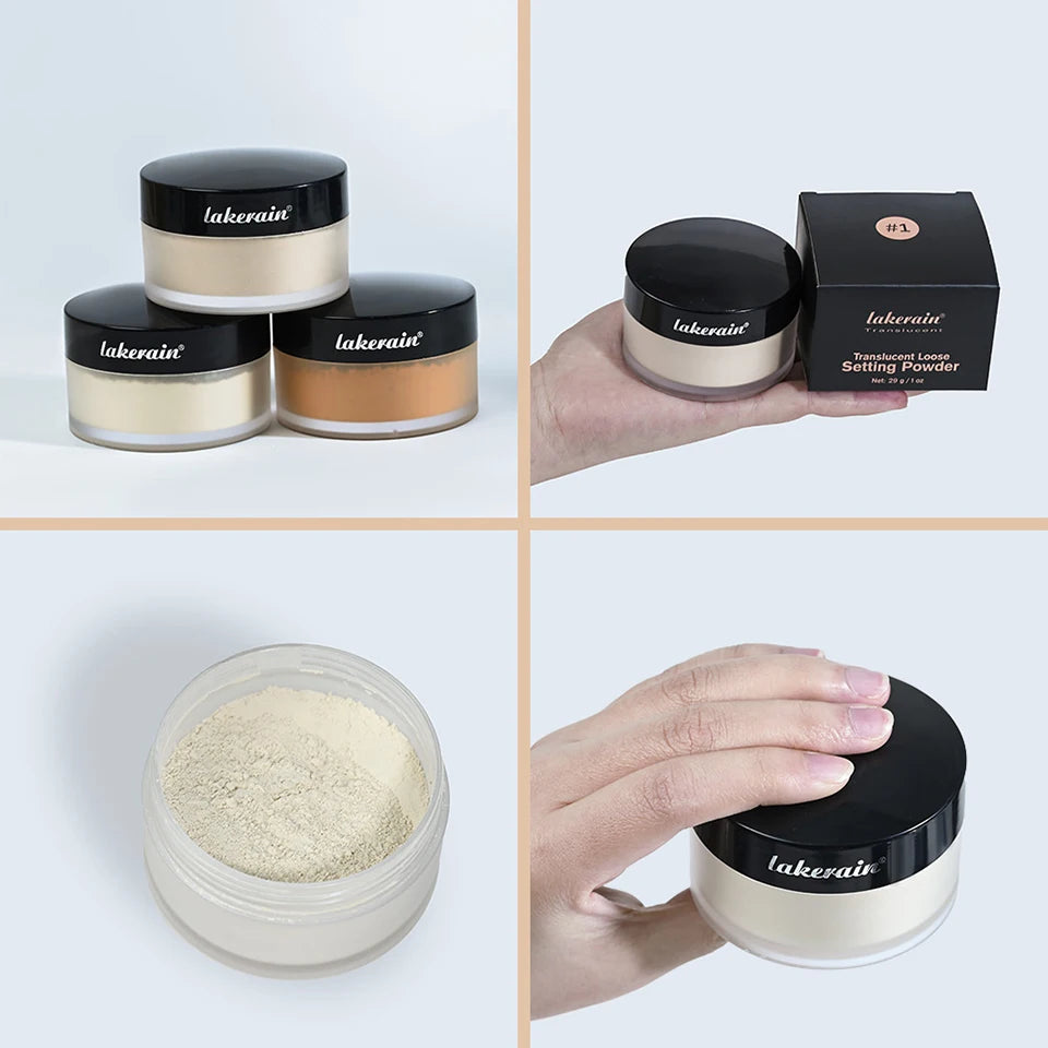 Translucent Loose Setting Powder for Matte Makeup Finish