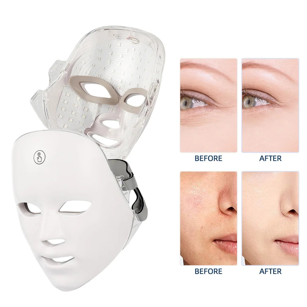 7-Color LED Light Therapy Facial Mask for Skin Rejuvenation