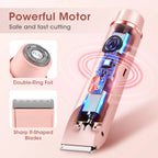 Waterproof Cordless Electric Shaver for Women