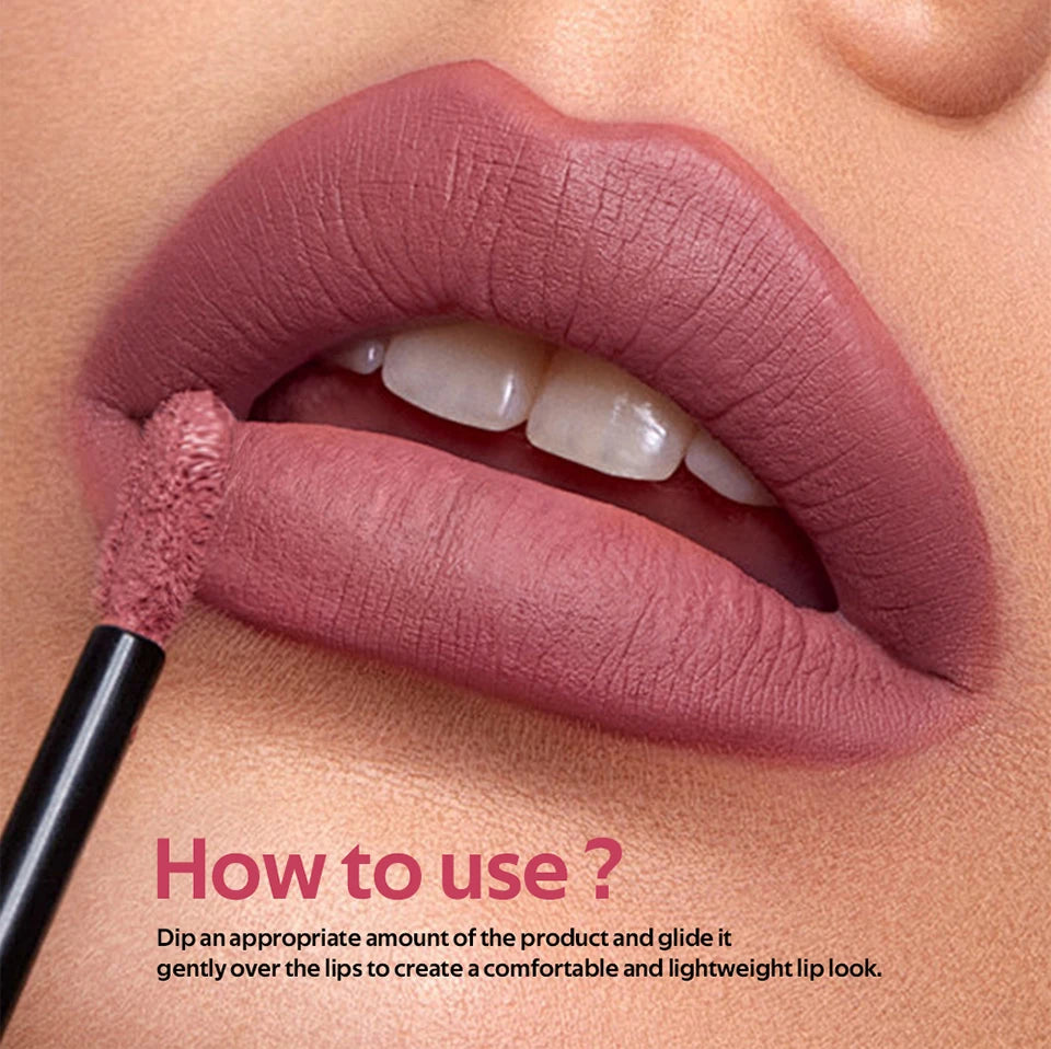 Waterproof Long-Lasting Matte Lip Tint