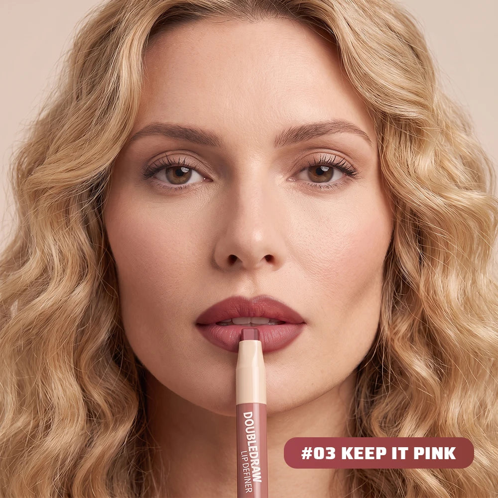 2-in-1 Dual Ended Lip Liner and Hydrating Matte Lipstick - 11