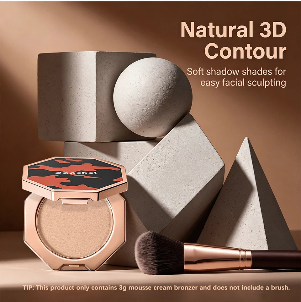 Cream Mousse Contour Bronzer for Seamless Face Sculpting