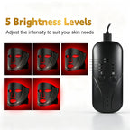 7-Color LED Silicone Facial Mask for Skin Rejuvenation