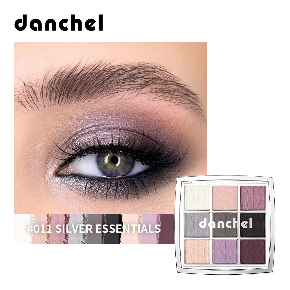 9-Color Professional Matte and Shimmer Eyeshadow Palette