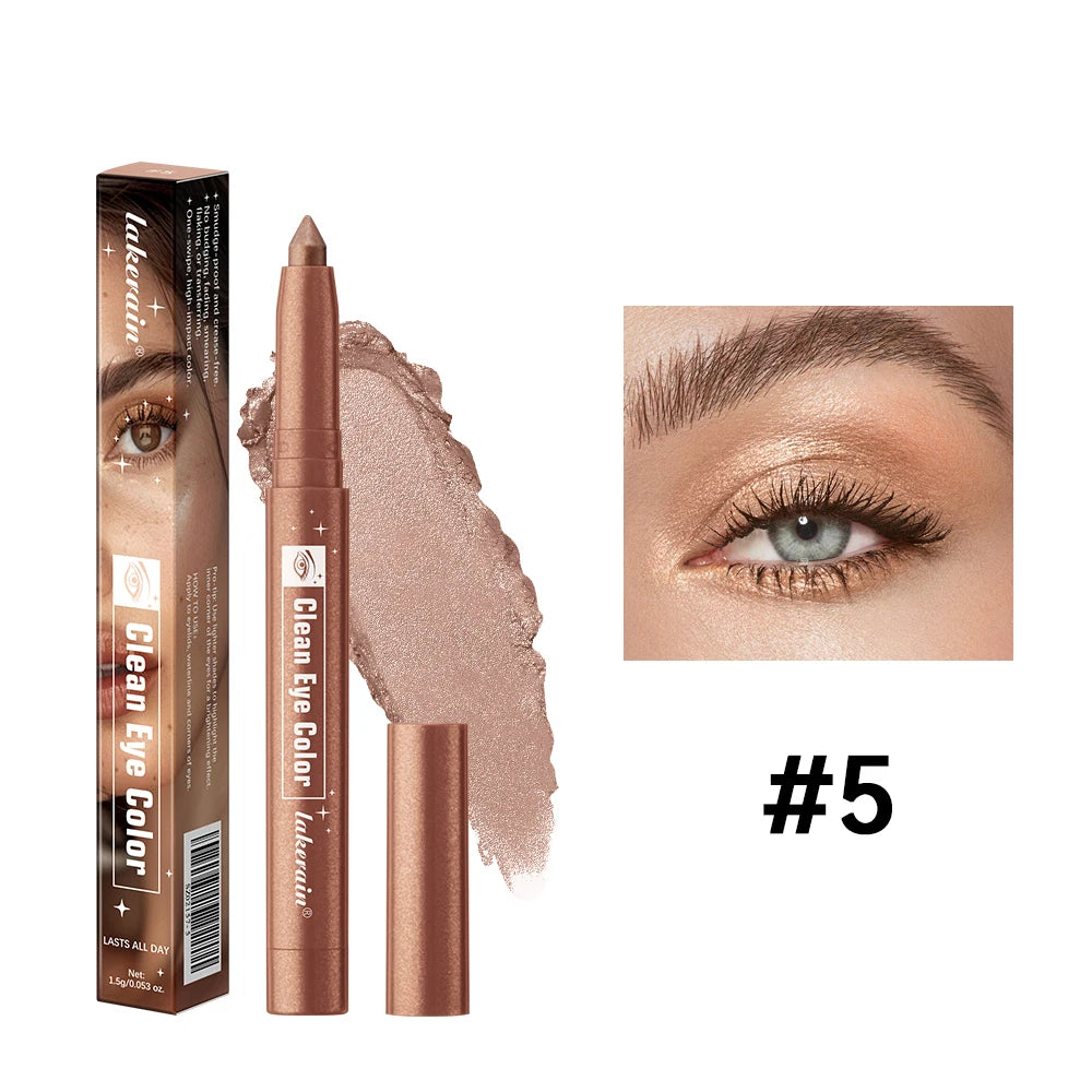 Creamy Eyeshadow Stick for Long-Lasting Shimmer Eye Makeup