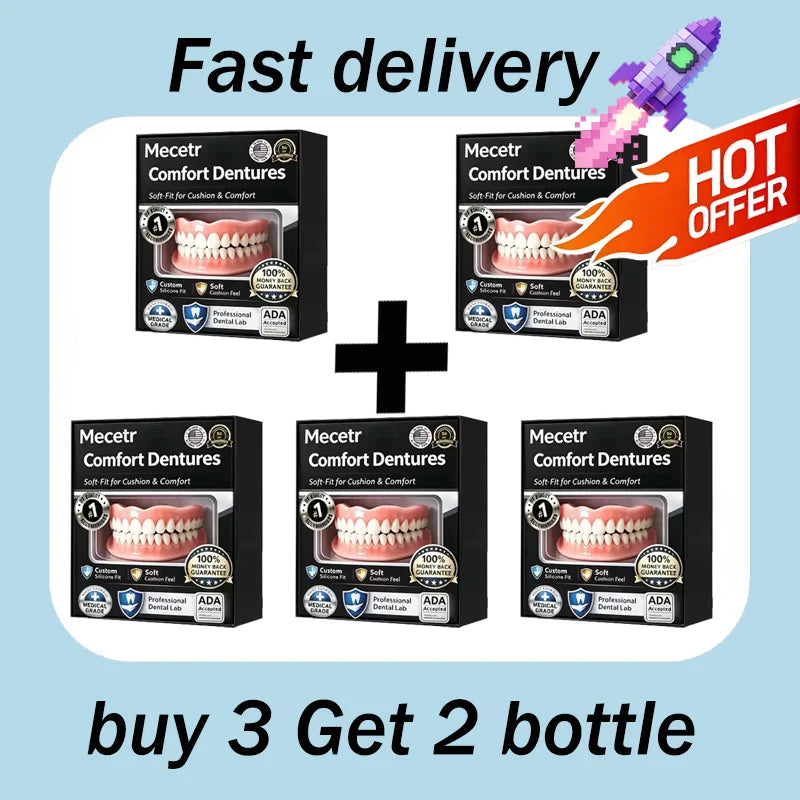 Full Mouth Silicone Dentures for Natural Smile and Oral Comfort