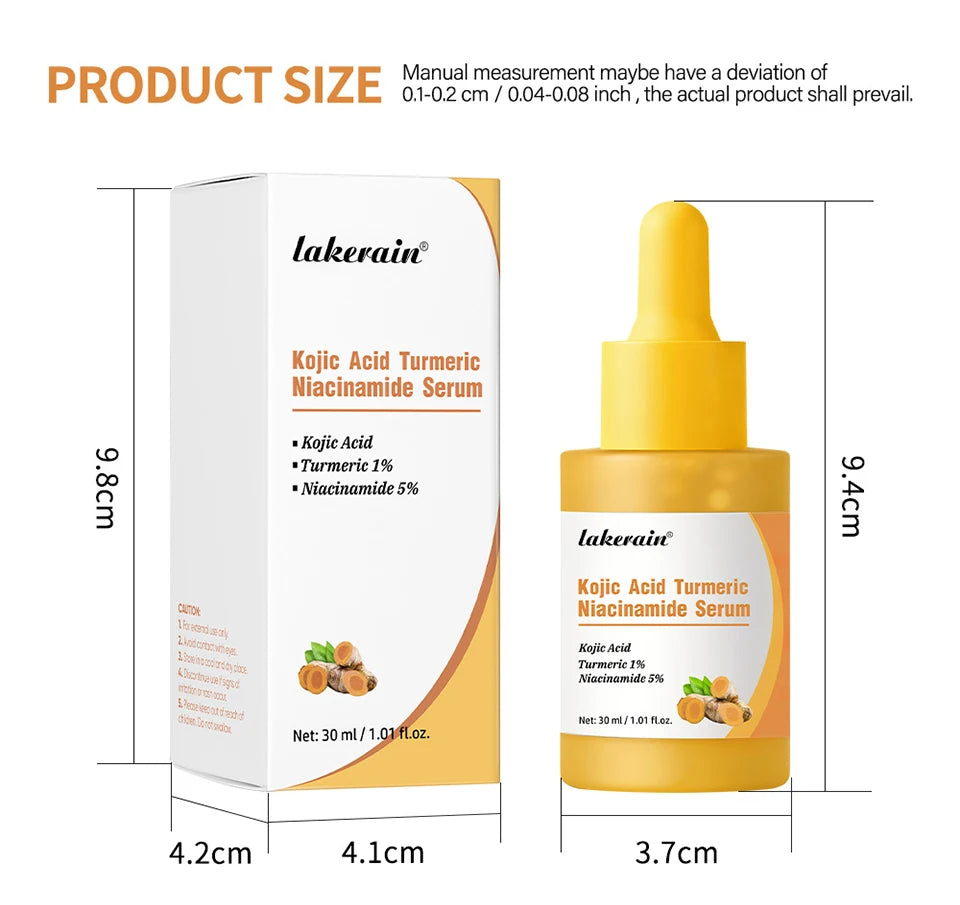 Kojic Acid and Turmeric Brightening Face Serum