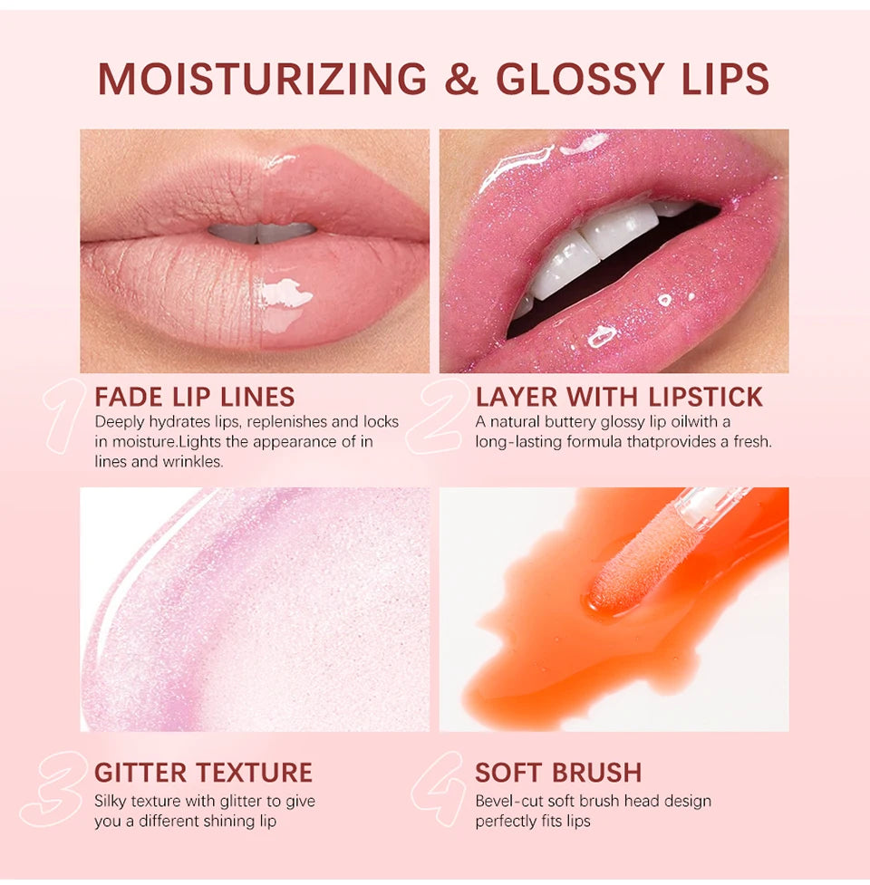 Honey Infused Moisturizing Lip Gloss Oil