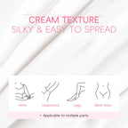 Painless Gentle Hair Removal Cream for Sensitive Skin