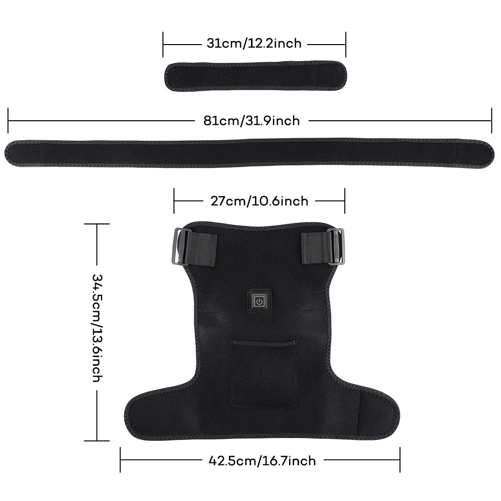 Red Light Therapy Heated Shoulder Support Brace