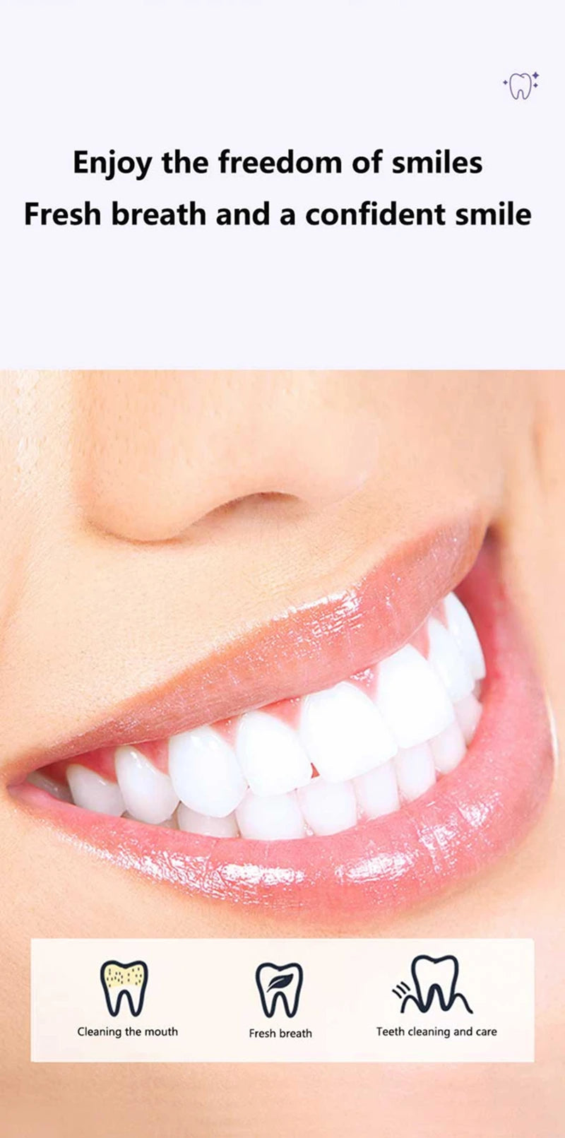 Deep Cleaning Teeth Whitening Foam Toothpaste for Fresh Breath - 13