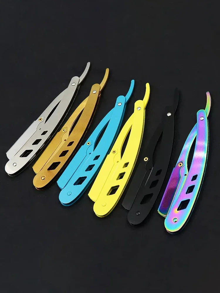 Professional Folding Straight Edge Barber Razor for Hair Shaving