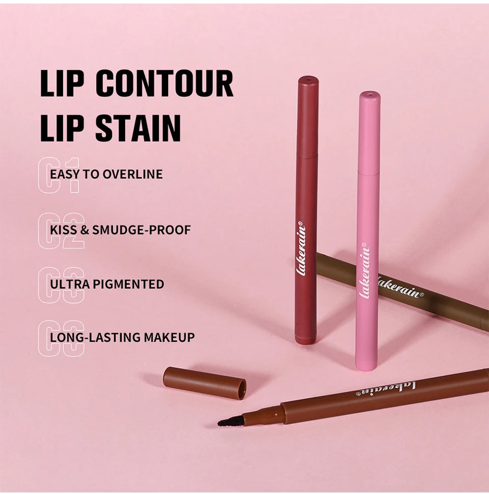 Waterproof Sculpting Ballpoint Felt Tip Lip Liner Stain