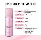 Long-Lasting Waterproof Matte Makeup Setting Spray